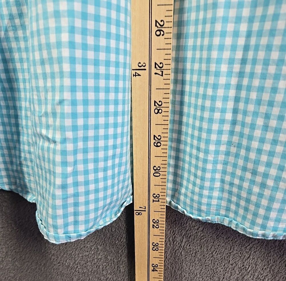 Vineyard Vines Shirt Mens XXL Green Check Tucker Classic Fit Long Sleeve Gingham - Picture 10 of 13